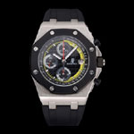 Swiss Audemars Piguet Royal Oak Offshore Black Yellow Dial Stainless AP5550