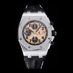 Swiss Audemars Piguet Royal Oak Offshore Gold Dial Stainless Steel AP5551