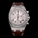 Swiss Audemars Piguet Royal Oak Chronograph White Dial Stainless Steel AP5555