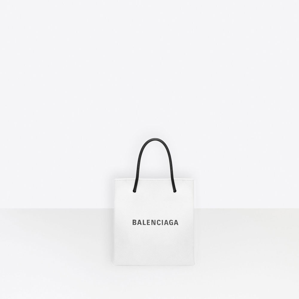 Balenciaga Shopping XXS North South Tote Bag 597858 0AI2N 9000: Image 1
