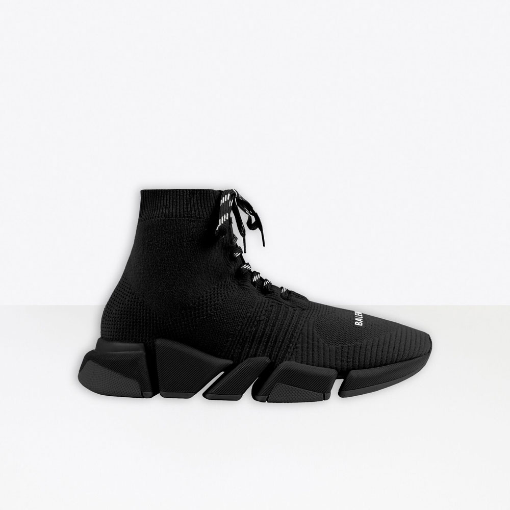 Balenciaga Speed 2.0 Lace up in Black 617258 W2DB1 1013: Image 1