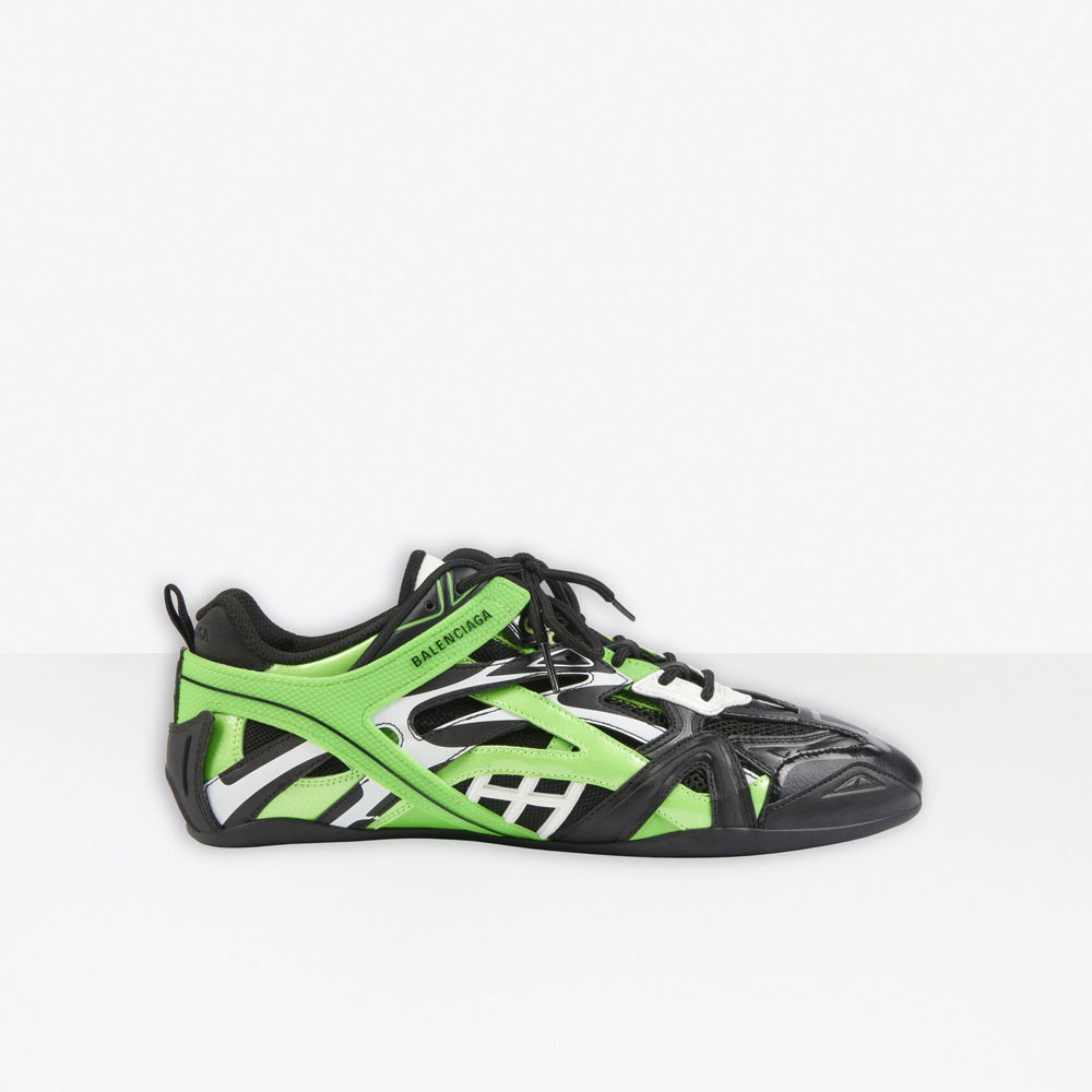 Balenciaga Drive Sneaker in Fluo Green 635498 W3AK1 3810: Image 1