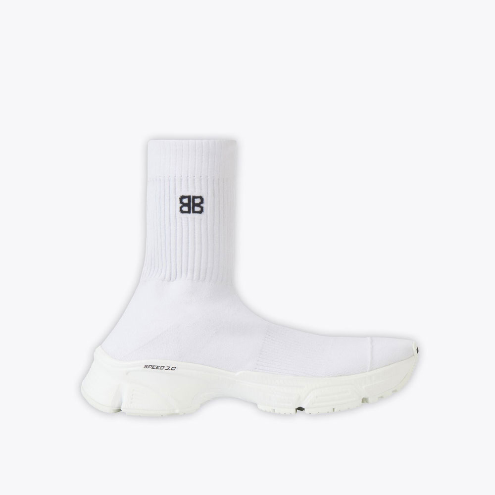 Balenciaga Speed 3.0 Sneaker in White 654466 W2DN2 9000: Image 1