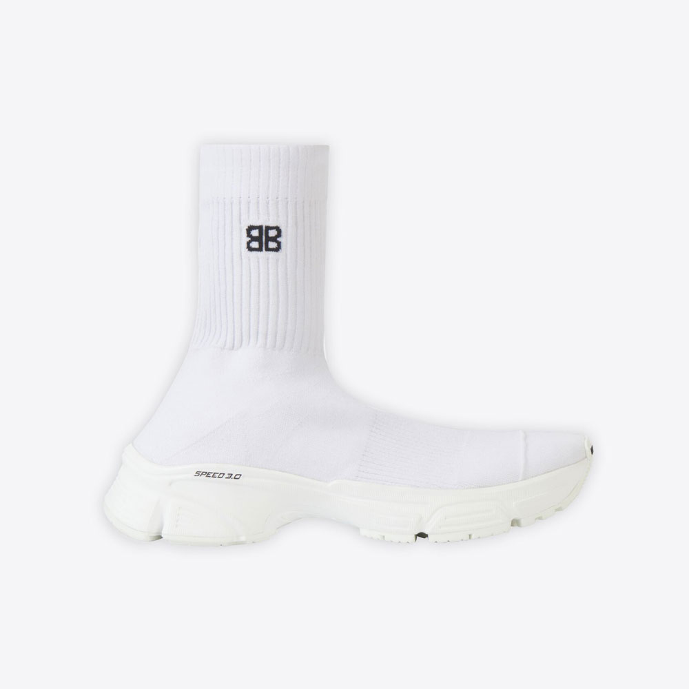 Balenciaga Speed 3.0 Sneaker in White 654532 W2DN2 9000: Image 1