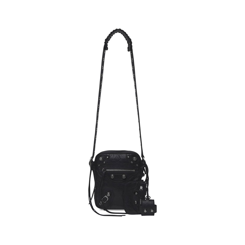 Balenciaga Le Cagole Men Crossbody Bag in Black 719065 210KR 1000: Image 1