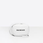 Balenciaga Everyday Camera Bag XS White Black 489809 D6W2N 9060