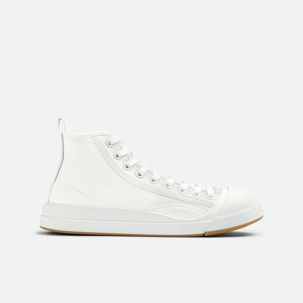 Bottega Veneta Vulcan Sneaker in Optic White 755130 V2R1 09122: Image 1