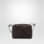 Bottega Veneta messenger bag in espresso intrecciato nappa 45270687LI