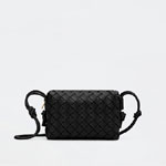 Bottega Veneta Mini Loop Camera Bag in Black 680254 V1G1 18425