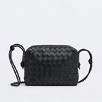 Bottega Veneta Small Loop Camera Bag in Black 680255 V1G1 18425