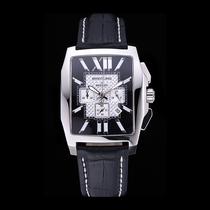 Breitling Bentley Flying B Chronograph Leather Bracelet Watch BL5639: Image 1