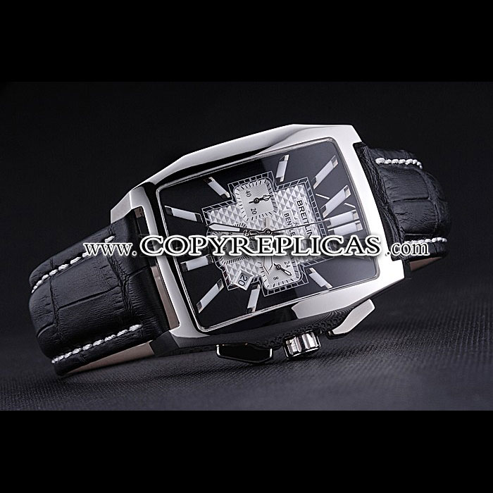 Breitling Bentley Flying B Chronograph Leather Bracelet Watch BL5639: Image 2