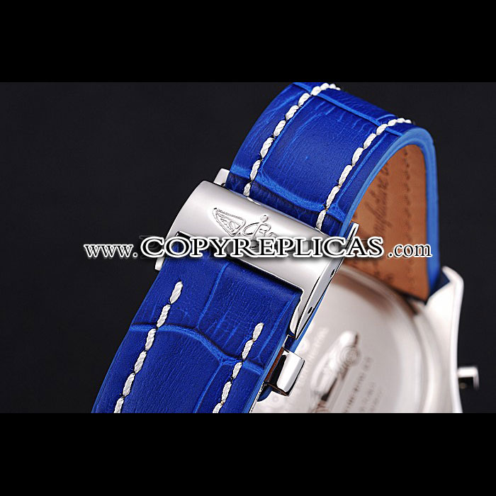 Breitling Bentley Mulliner Tourbillon Blue Dial Stainless Steel Case Blue Leather Strap BL5642: Image 4