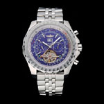 Breitling Bentley Mulliner Tourbillon Blue Dial Stainless Steel Case Bracelet BL5673