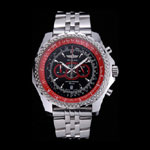 Breilting Bentley Supersports Black Red Dial Stainless Steel Bracelet BL5687