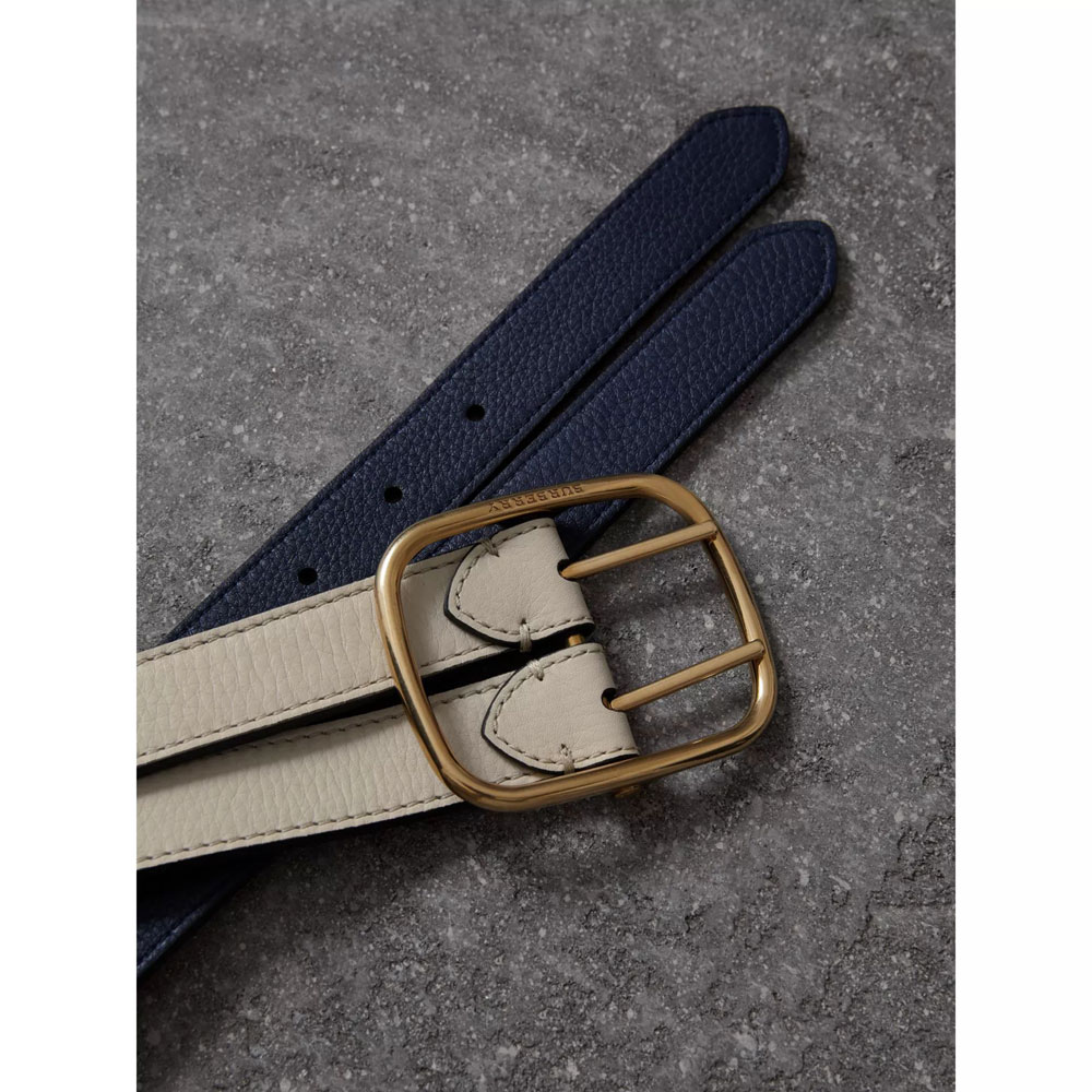 Burberry Reversible Double-strap Leather Belt 40735511: Image 2