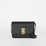 Burberry Small Leather TB Bag in Black 80103341