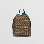 Burberry Monogram and Geometric Print Nylon Backpack 80448241