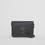 Burberry Grainy Leather Small TB Bag in Black 80491221
