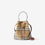 Burberry Mini TB Bucket Bag in briar Brown 80739491