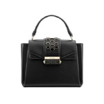 Bvlgari Top handle bag Serpenti Viper in black smooth calf leather 282366