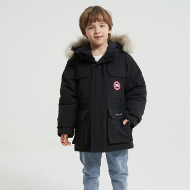 Canada Goose Kids PBI Expedition Parka Black 4565YP61