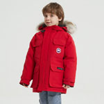 Canada Goose Kids PBI Expedition Parka Red 4565YP28