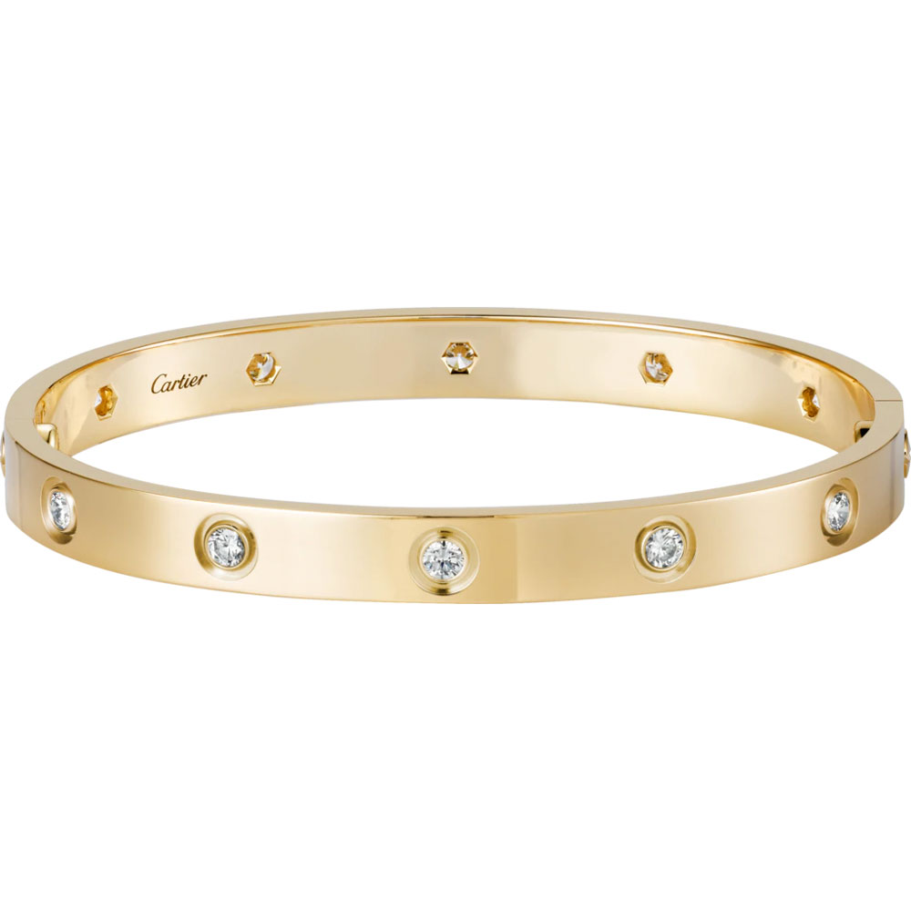 Cartier Love bracelet 10 diamonds B6040517: Image 1