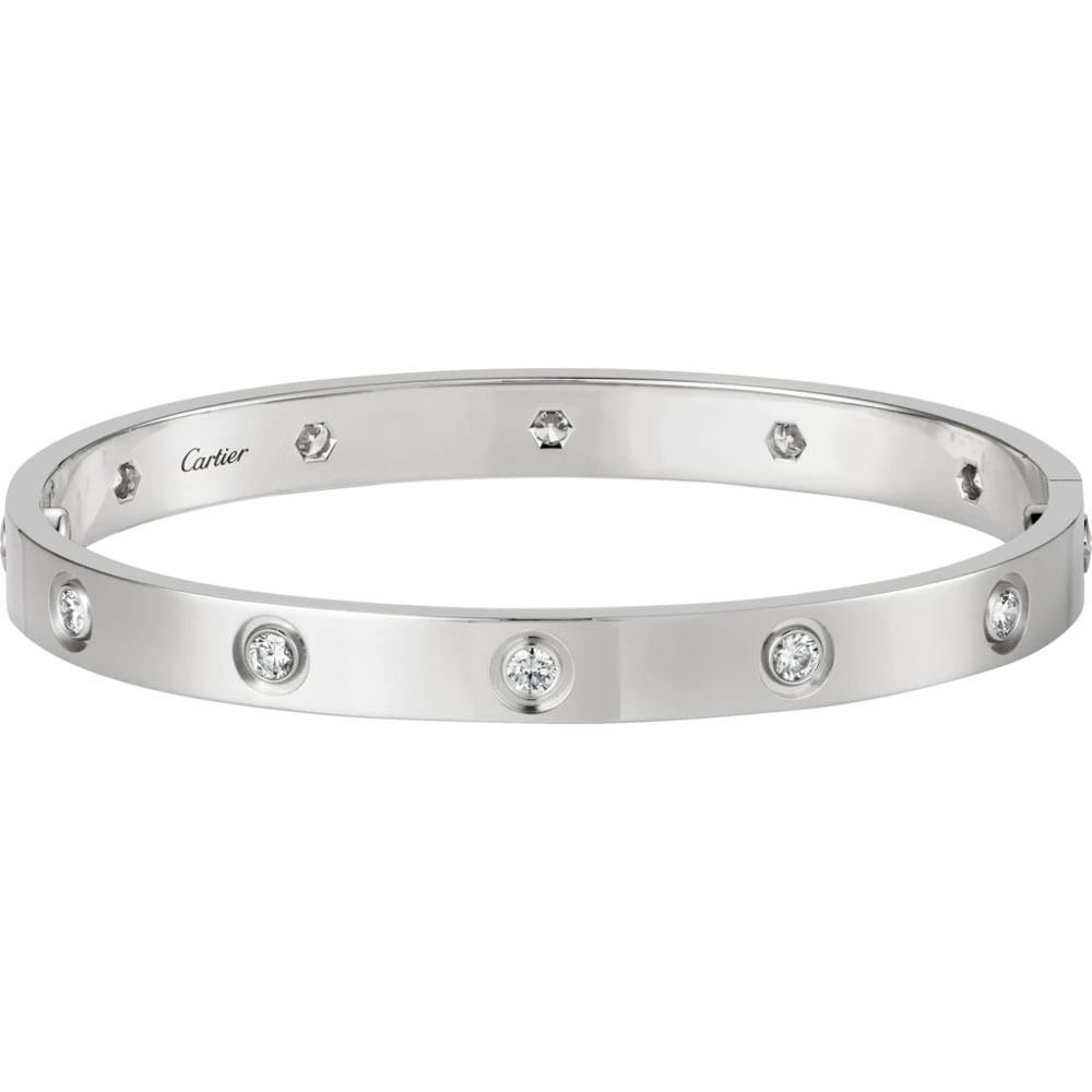 Cartier Love bracelet 10 diamonds B6040717: Image 1
