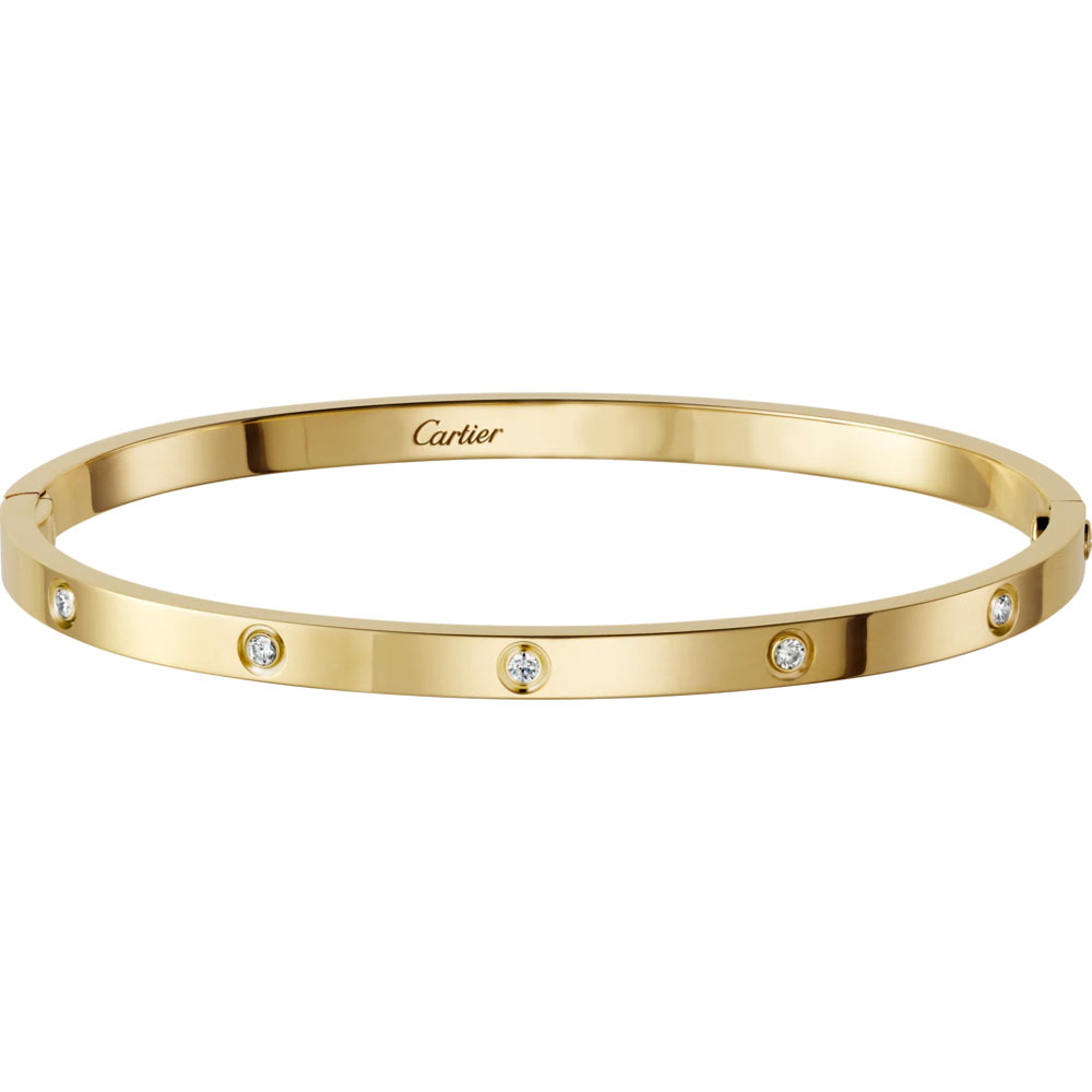 Cartier Love bracelet small model 10 diamonds B6047817: Image 1