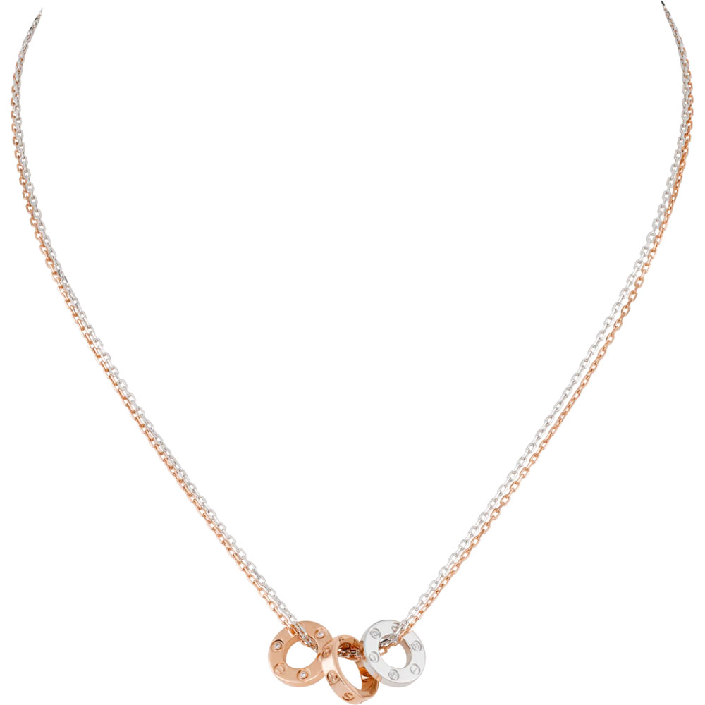 Cartier Love necklace 6 diamonds B7219700: Image 1