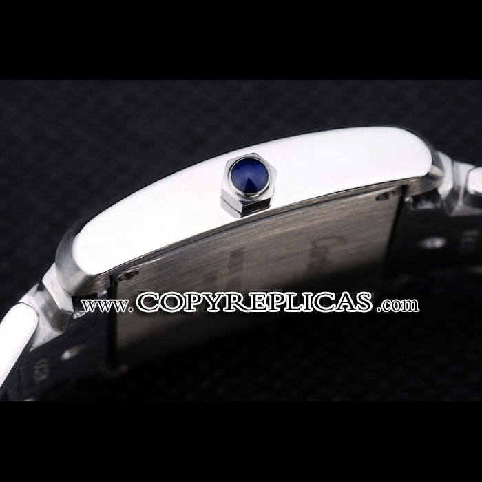Cartier Tank Francaise 29mm White Dial Stainless Steel Case Two Tone Bracelet CTR6110: Image 3