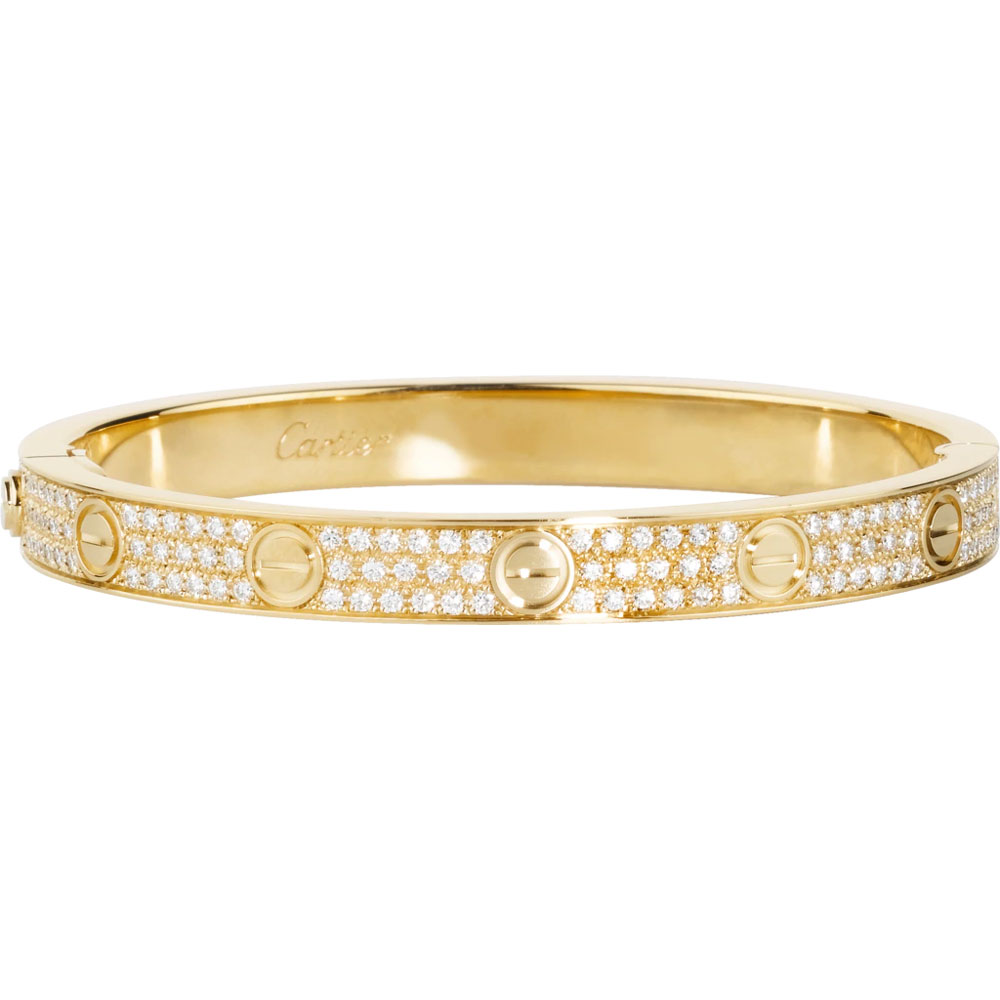 Cartier Love bracelet diamond paved N6035017: Image 1