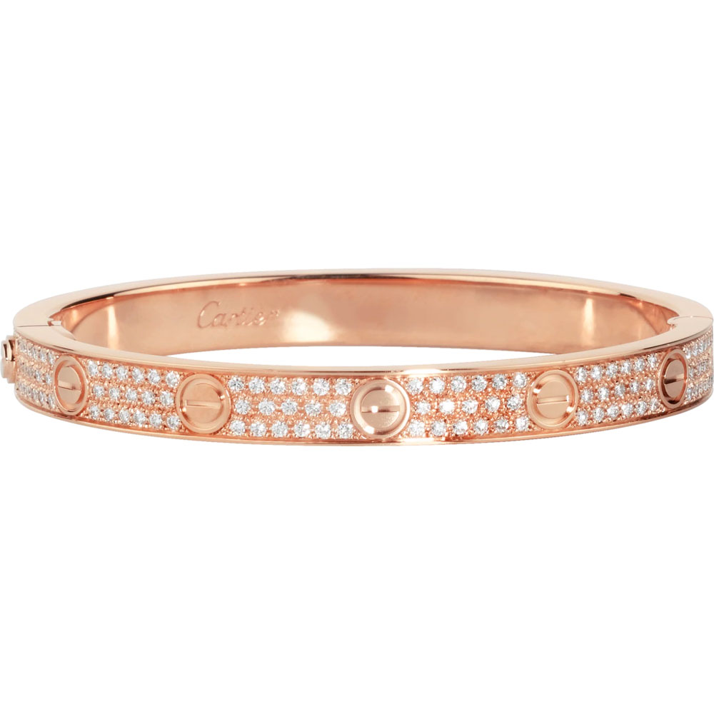 Cartier Love bracelet diamond paved N6036917: Image 1