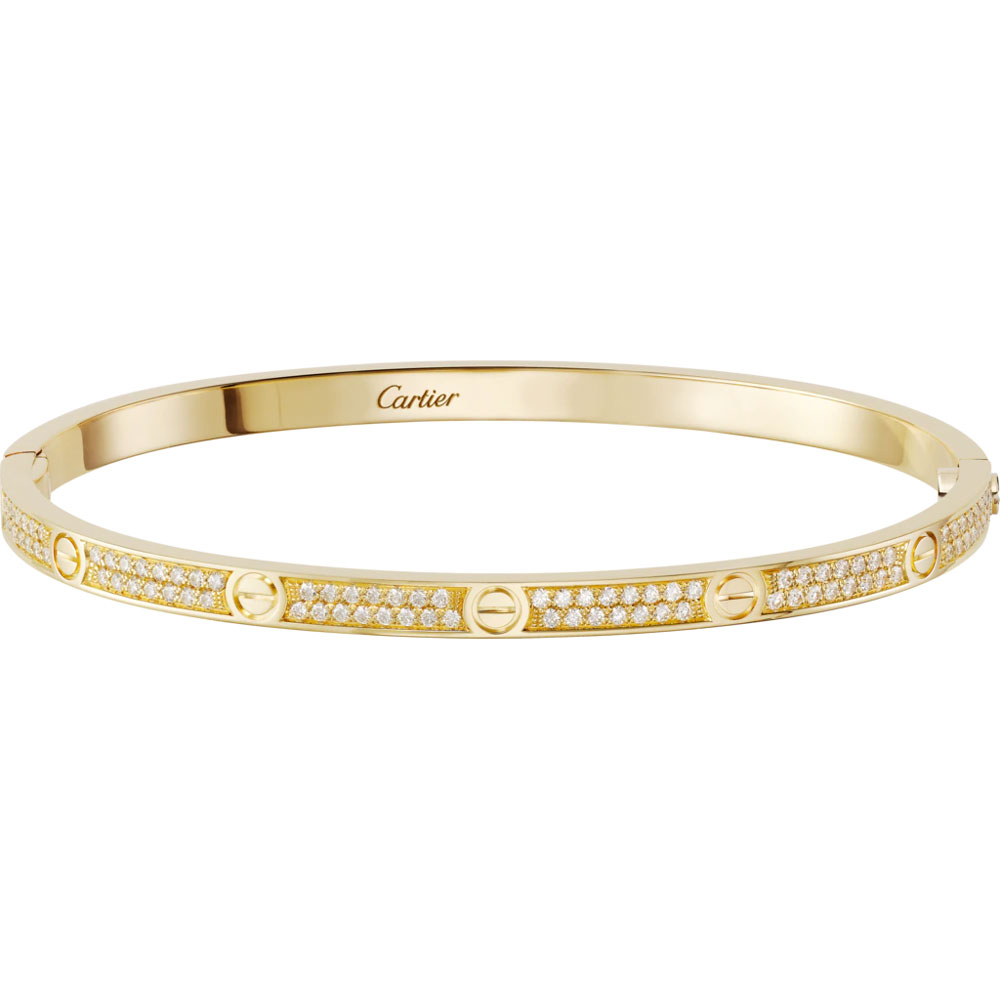 Cartier Love bracelet small model pave N6710617: Image 1