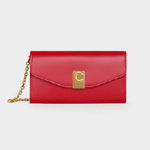 Celine C Wallet on Chain in Smooth calfskin 10B903BQ8 27ED