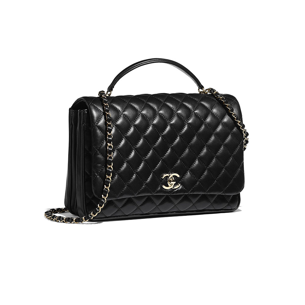 Chanel Flap bag with top handle A57044 Y83463 94305: Image 3
