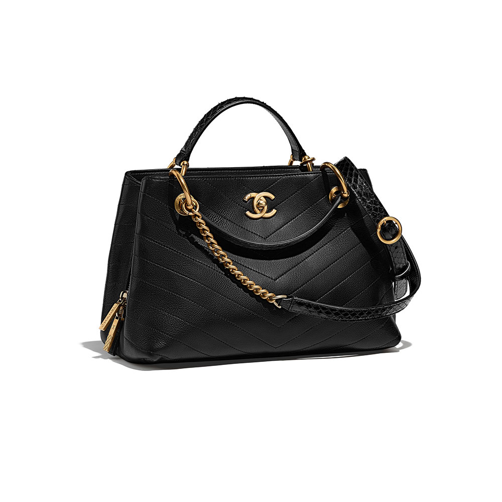 Chanel Small zipped shopping bag A57150 Y83380 94305: Image 3