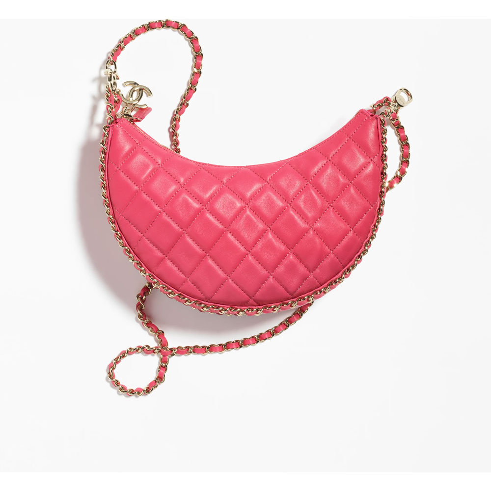 Chanel Lambskin Pink Small Hobo Bag AS3917 B10551 NM373: Image 1