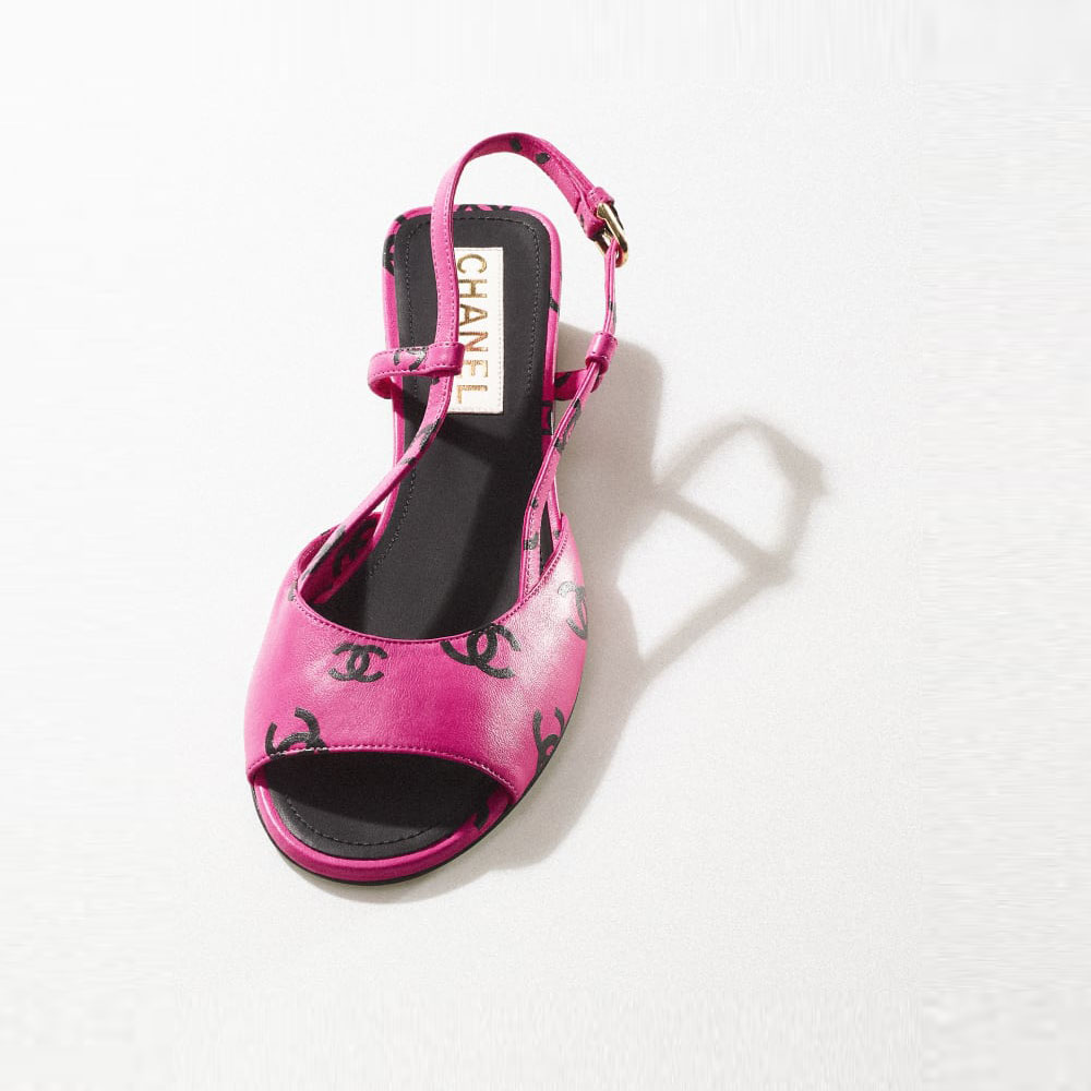 Chanel Printed lambskin Sandals G38976 X56530 K4157: Image 3