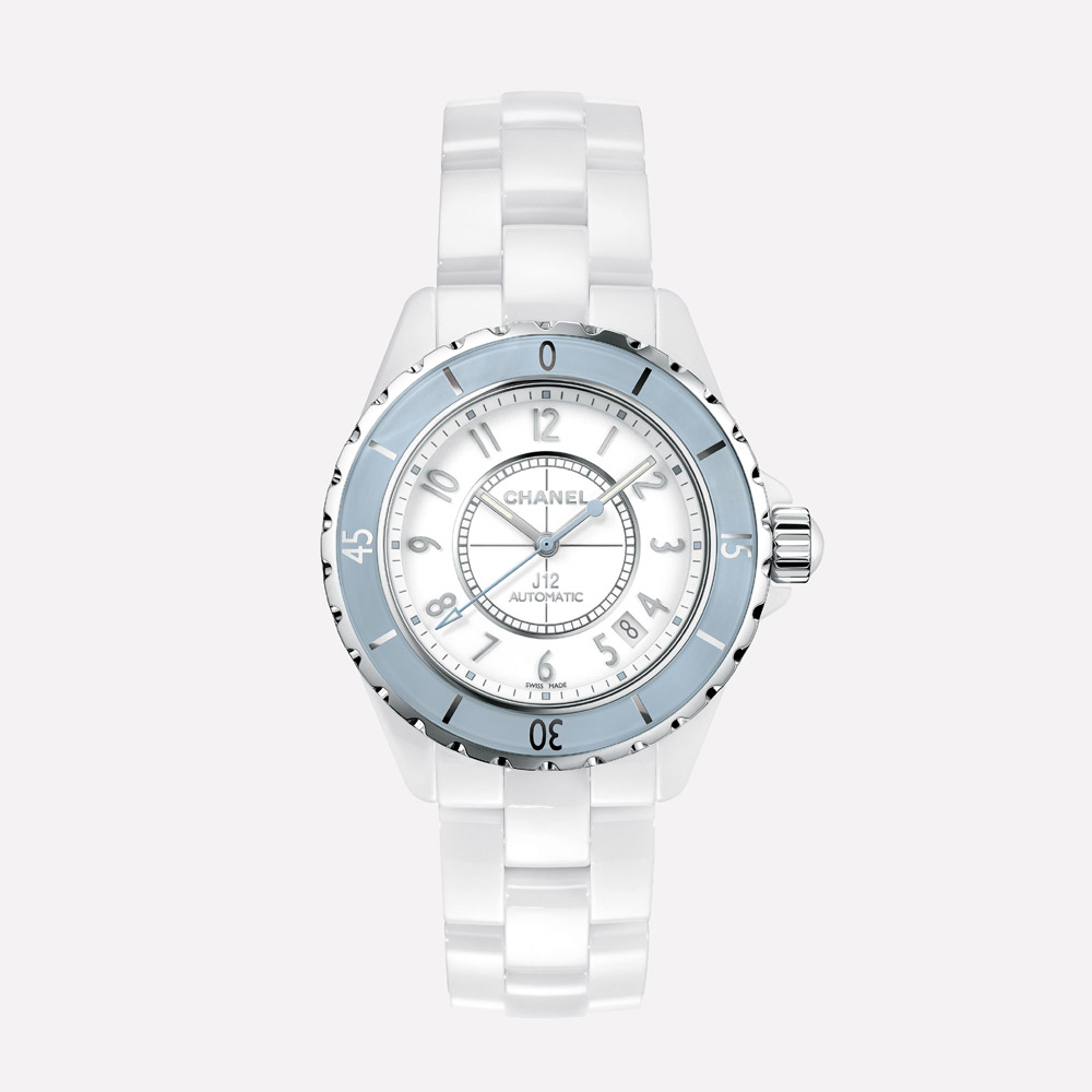 Chanel J12 Soft Blue Watch H4341: Image 1