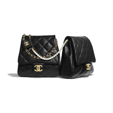 Chanel Black Side Packs AS0614 B00518 94305
