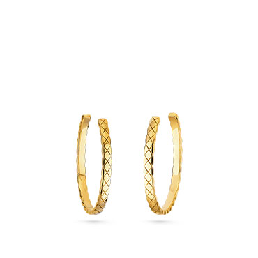 Chanel Coco Crush hoop earrings J12091