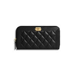 Lambskin Boy Chanel Long Zipped Wallet A80815 Y07659 94305