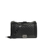 large boy chanel bag grained calf A92193 Y33376 5B459