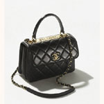 Chanel Flap Bag with Top Handle A92236 B08027 94305