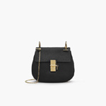 Chloe Mini Drew shoulder bag Small grain calfskin black 3S1032-944-001