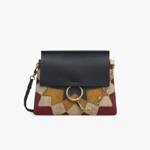 Chloe Faye shoulder bag Rosace patchwork black 3S1126-H9P-001