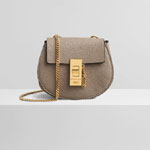 Chloe Mini Drew Cross Body Backpack In Grained Lambskin CHC21SP10094423W