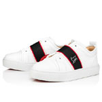 Christian Louboutin Adolescenza Sneakers Recycled polyester Bianco 1230193W222